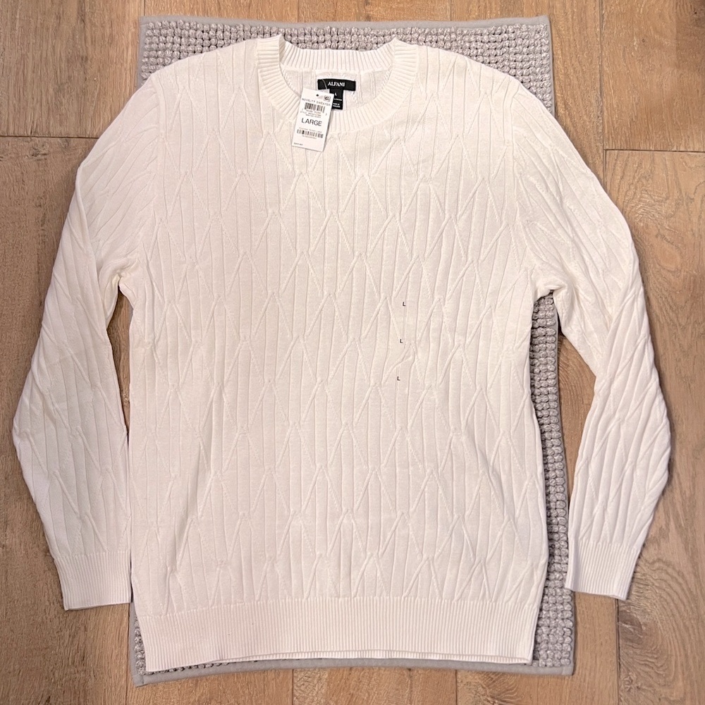 Alfani 100% Cotton Sweater